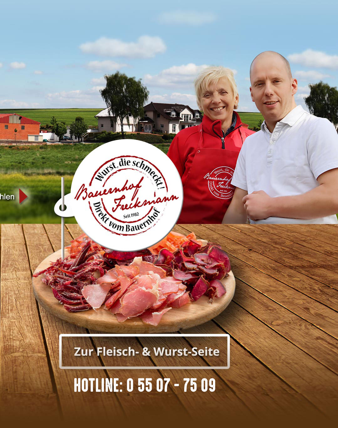 Zur Bauernhof-Wurst-Seite